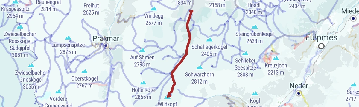 Route map: Wildkopf